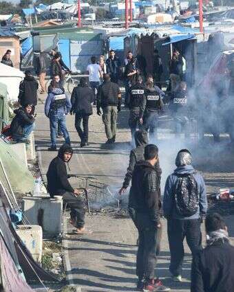 מהגרים בצרפת. | AFP מהגרים בצרפת. | AFP