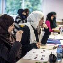 מוסלמיות בשיעור. אילוסטרציה. | AFP