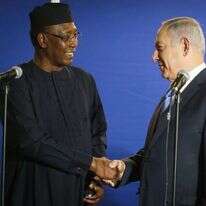 נתניהו ודבי נשיא צ'אד. | מארק ישראל סלם