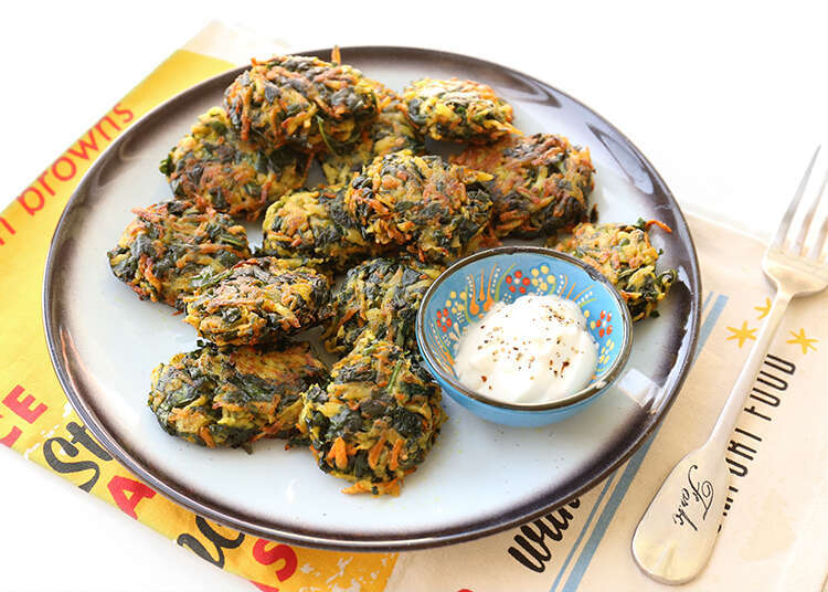 לביבות תפוחי אדמה, גזר ותרד. | אפרת ליכטנשטט