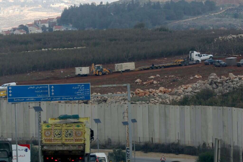 כוחות הביטחון של ישראל פועלים בגבול הלבנון. | AFP