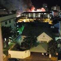 בית הכנסת ''מורשה'' עולה באש. | יח''צ