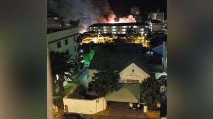 בית הכנסת ''מורשה'' עולה באש. | יח''צ