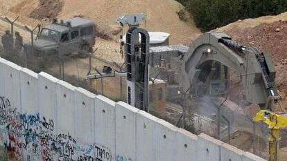 פעילות כוחות הביטחון בגבול לבנון. | AFP