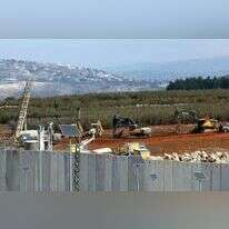 עבודות הנדסיות בגבול הצפון, ארכיון. | AFP