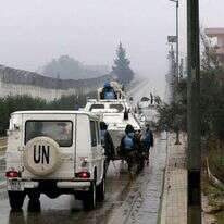 כוחות או"ם בצד הלבנוני. | AFP