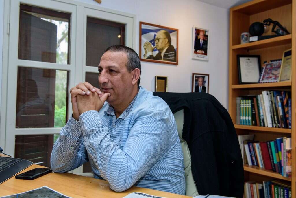 ראש המועצה דוד אזולאי. | אייל מרגולין, ג'יני