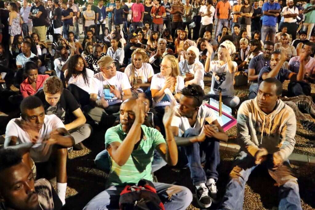 מחאת יוצאי אתיופיה, 2015. | אמיר מאירי