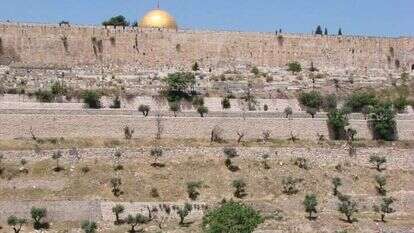 אתר המזבלה של הבית הראשון והשני בקדרון, למרגלות הר הבית. | צחי דבירה