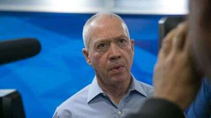 השר יואב גלנט. | אוהד צויגנברג