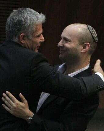 נפתלי בנט ויאיר לפיד. | מרים אלסטר, פלאש90