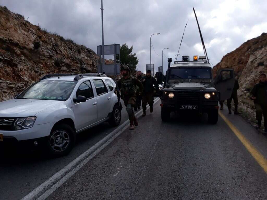 זירת פיגוע ליד גבעת אסף. | דוד מיכאל כהן, TPS