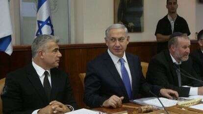 נתניהו ולפיד. | מרק ישראל סלם