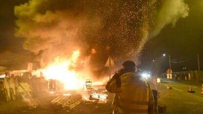 מחאת האפודים הצהובים בצרפת. | AFP
