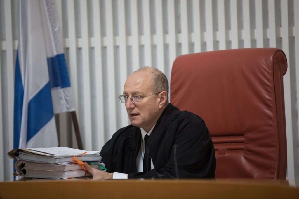 השופט אלכס שטיין. | הדס פרוש/פלאש 90