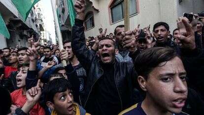 פעילי חמאס בעזה. | AFP