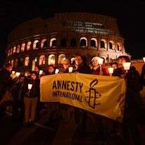 טקס לציון 70 שנים לחתימת אמנת זכויות האדם באיטליה. | AFP