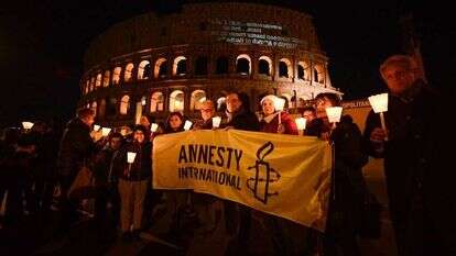 טקס לציון 70 שנים לחתימת אמנת זכויות האדם באיטליה. | AFP טקס לציון 70 שנים לחתימת אמנת זכויות האדם באיטליה. | AFP