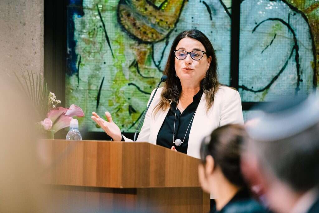 רונה רמון בבית הנשיא, כסלו תשע"ח. | נתנאל טוביאס