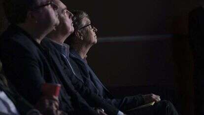 ביל גייטס בכנס מיקרוסופט. | AFP