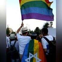 דתיים במצעד הגאווה בירושלים. | AFP