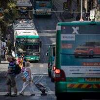 תחבורה ציבורית. | יונתן זינדל, פלאש/90