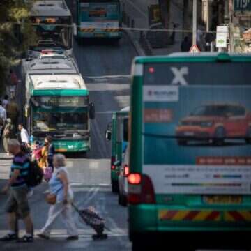 תחבורה ציבורית. | יונתן זינדל, פלאש/90