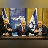 ראש הממשלה בישיבת סיעת הליכוד. | EPA
