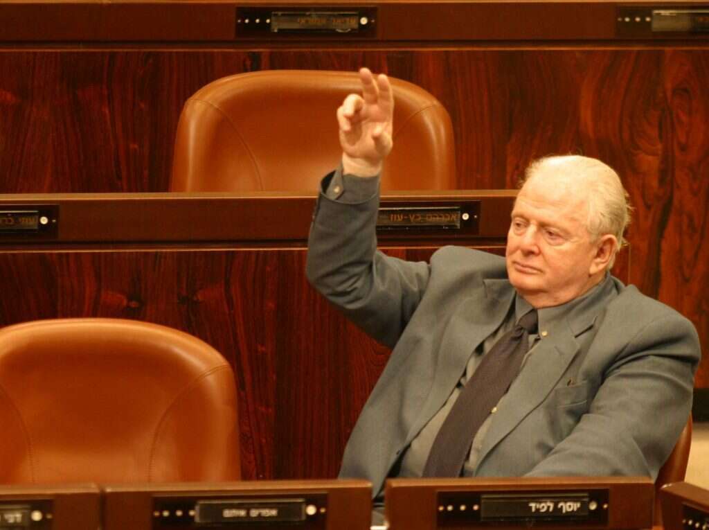 טומי לפיד, יוזם תיקון לחוק לשון הרע. | מרים צחי