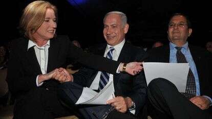 ברק, נתניהו ולבני בימים אחרים. | יוסי זליגר