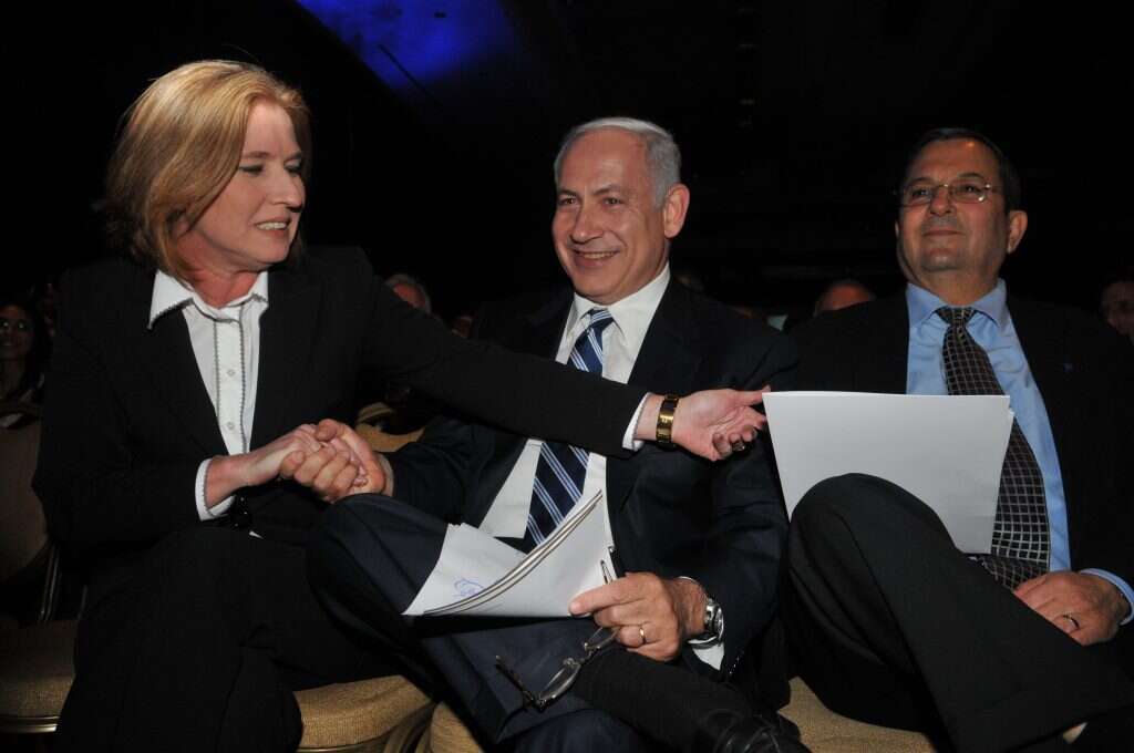 ברק, נתניהו ולבני בימים אחרים. | יוסי זליגר