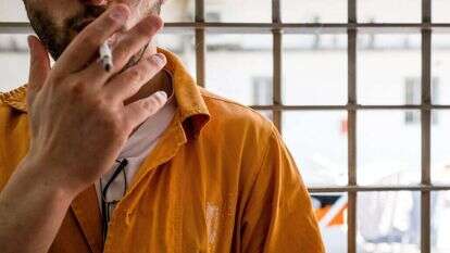 אסיר בכלא איילון. אילוסטרציה. | דן חיימוביץ