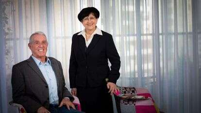 עדינה בר־שלום ואלוף במילואים גדעון שפר. | אריק סולטן עדינה בר־שלום ואלוף במילואים גדעון שפר. | אריק סולטן