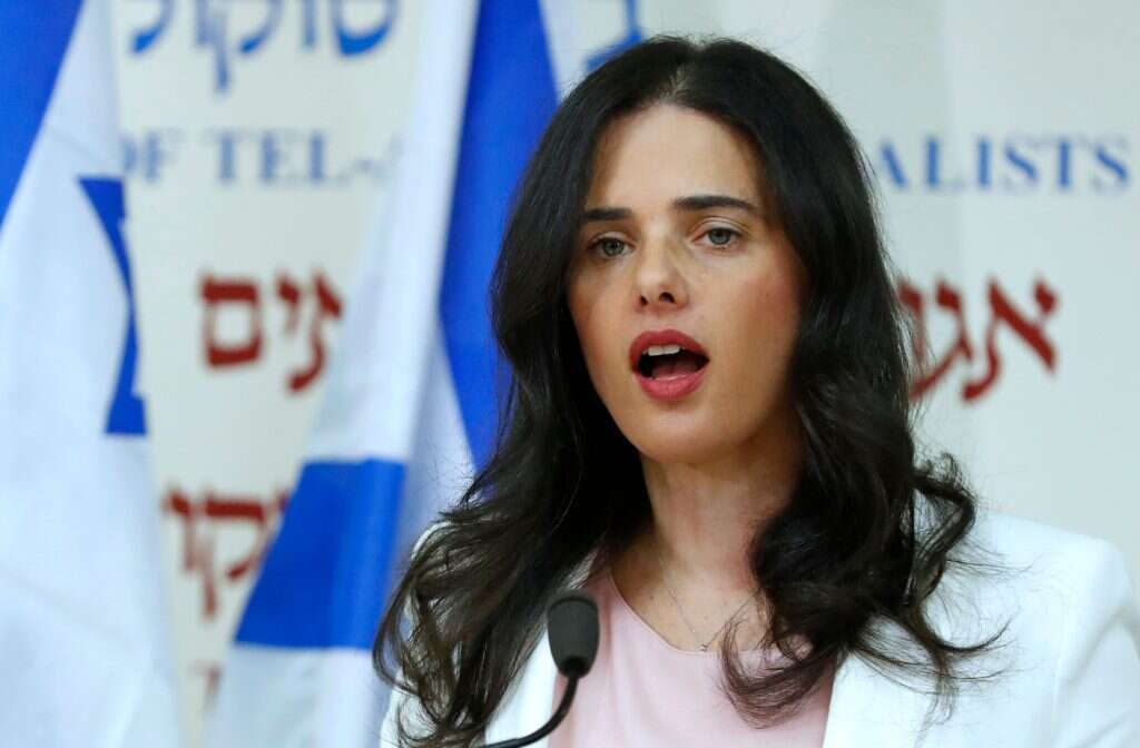 "אחת הפוליטיקאיות הכי מתוחכמות בישראל". איילת שקד. | AFP