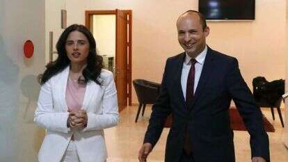 נפתלי בנט ואיילת שקד. | AFP