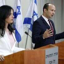 נפתלי בנט ואיילת שקד. | EPA