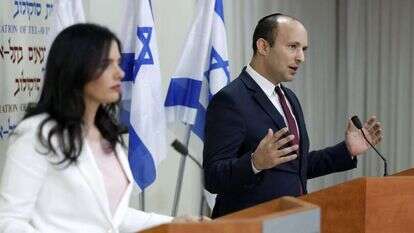 נפתלי בנט ואיילת שקד. | EPA