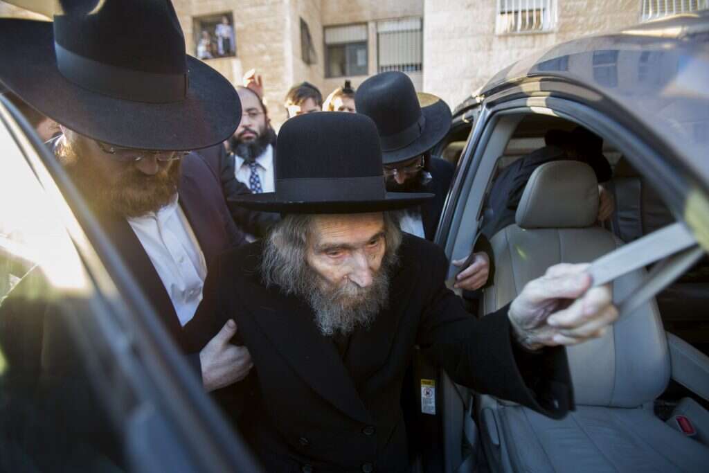 הרב יהודה לייב שטיינמן. | יונתן זינדל - פלאש 90