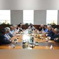 ראש הממשלה בנימין נתניהו נפגש עם ראשי רשויות יש''ע. | חיים צח, לע''מ