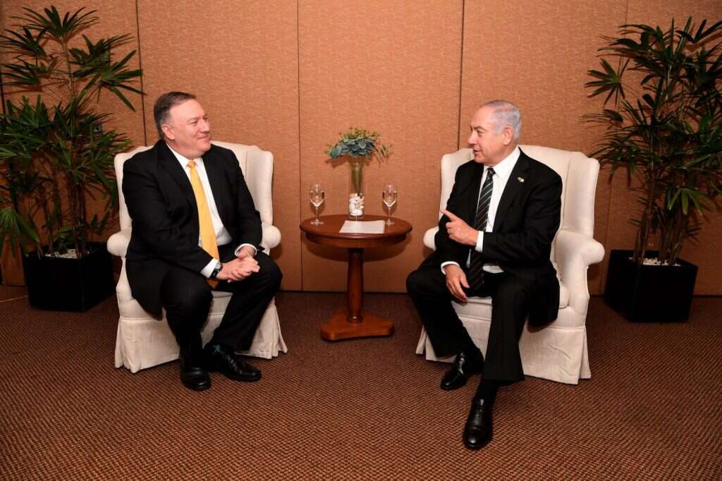 ראש הממשלה בנימין נתניהו עם מזכיר המדינה האמריקני מייק פומפאו בברזיל. | אבי אוחיון, לע''מ ראש הממשלה בנימין נתניהו עם מזכיר המדינה האמריקני מייק פומפאו בברזיל. | אבי אוחיון, לע''מ