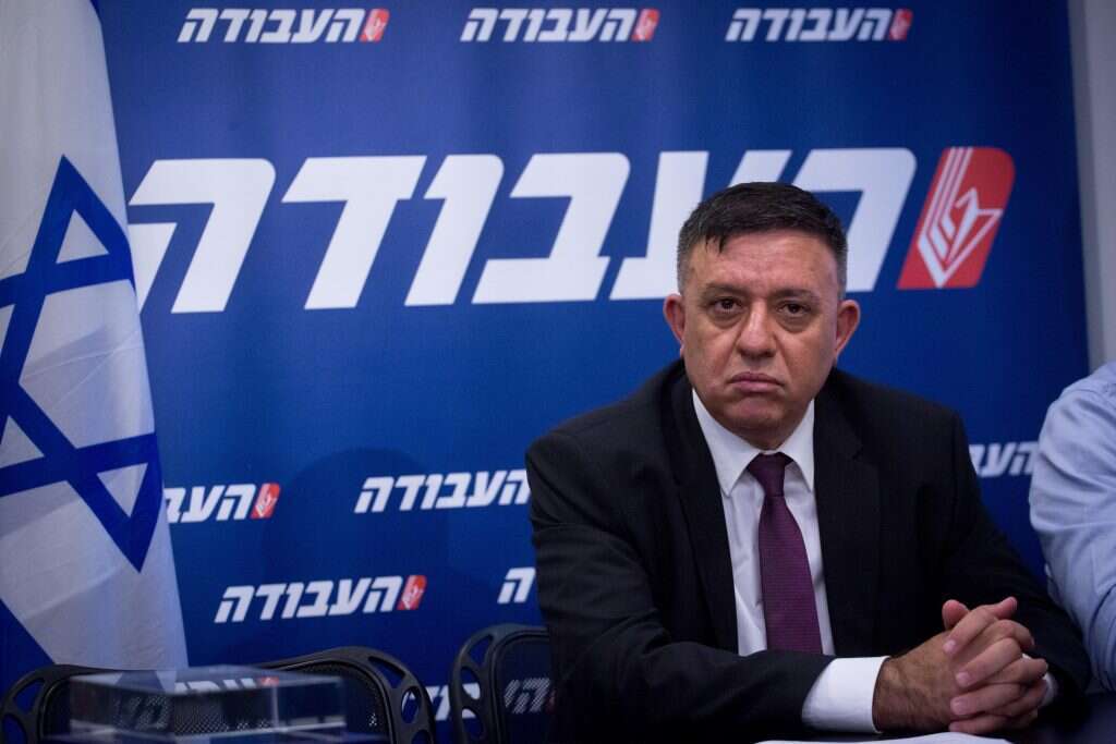 יו''ר העבודה אבי גבאי. | מרים אלסטר, פלאש90