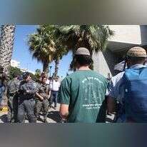 הפגנה של פעילי ימין. | אילוסטרציה: מרים צחי