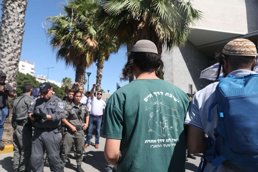 הפגנה של פעילי ימין. | אילוסטרציה: מרים צחי