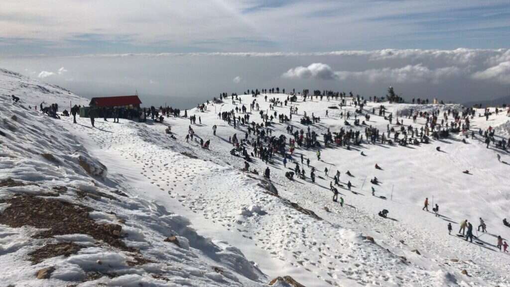 מבקרים בחרמון. | אתר החרמון