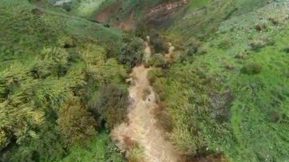 צילומי רחפן זרימות הנחלים לכינרת. ירדן משושים דליות | עמיר אלוני, רשות הטבע והגנים