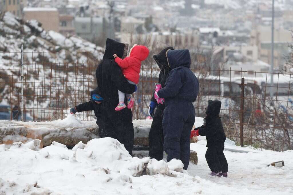 שלג בחרמון. | אנצ'ו ג'וש ג'יני