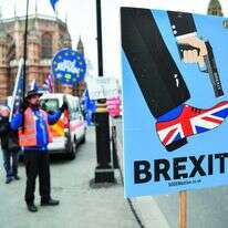 הפגנה נגד הברקזיט. | AFP