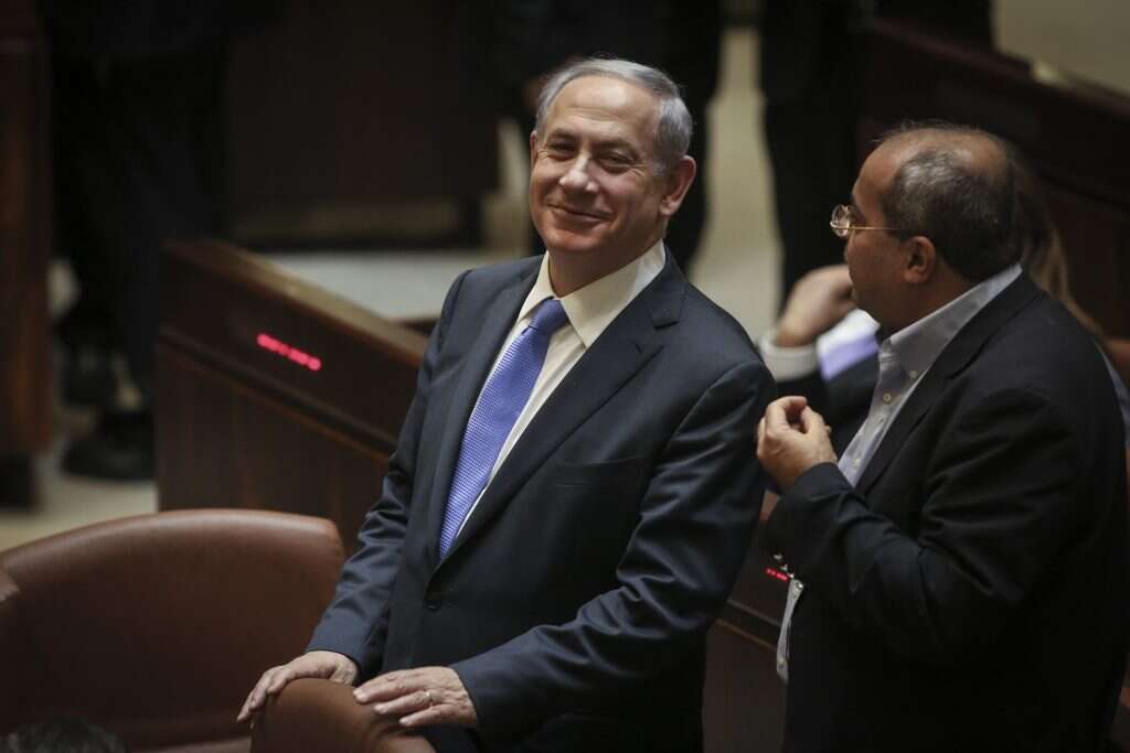 בנימין נתניהו ואחמד טיבי. | הדס פרוש/פלאש 90