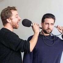 מימין לשמאל: אמיר ובן חכים. | אבישג-שאר ישוב