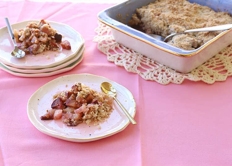 קראמבל שזיפים ואגסים. | אפרת ליכטנשטט